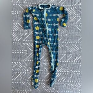 Kickee Pants blue space Jammie’s